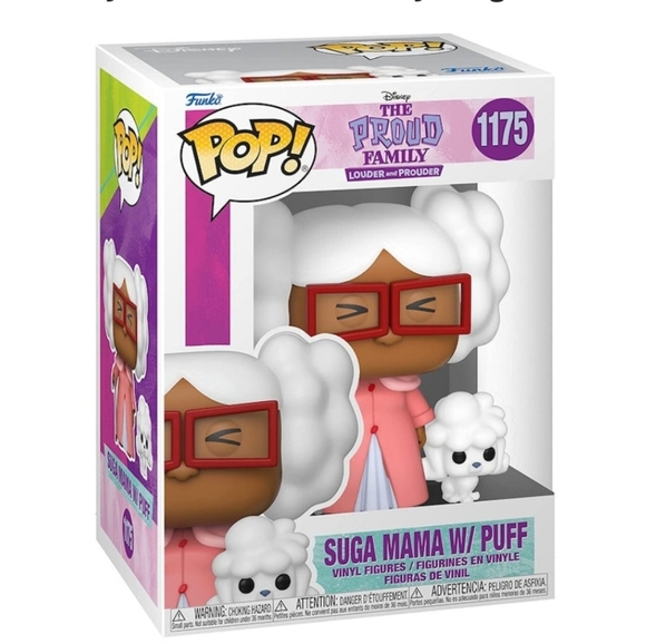 Funko pop Disney proud family Looder and prouder suga mamá with pull multicolor - Picture 2 of 5